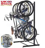 Cycle Bicycle Bike Parking Rack Floor Stand Height-Adjustable for Home Garage UK