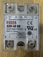  SSR-40DA 40A Solid State Relay Input 3-32V DC Output 24-380V AC (SSR40 DA)