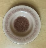 Pottery Ceramic Homeware Dish Bowl Purple Pink Glaze