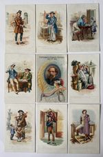 A set of 9 Original CWS Trade Cards for a Centenary of Charles Dickens c.1912
