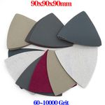 Wet & Dry 60~10000 Grit Triangle Sandpaper Multitool Sanding Pads Abrasive Poli