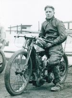 Reproduction Press Photo Speedway Charlie Blacklock undated 1930s