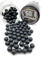 100 x S-Style Premium Quality Hard Mix Rubber Steel Balls 2.7 gr. Heavy