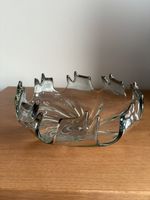 Murano 10” Diameter Splash / Wave Smoke Coloured Bowl