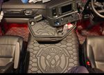 BLACK R CAB NEXT GEN PREMIUM TRUCK FLOOR MAT SET RHD LHD HONEYCOMB  STITCH
