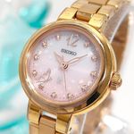 Seiko LUKIA SSVR138 Wristwatch Pink Gold Sakura Butterfly Limited Edition