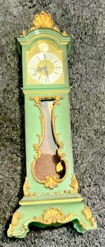 Vintage Johmid 8‑Day Miniature Grandfather Clock – Made in Germany – Working