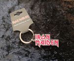 IRON MAIDEN - STACKED LOGO  METAL KEYCHAIN  OFFICIAL BAND MERCH