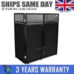 Foldable Mobile DJ Booth Deck Stand Screen Facade Mixer Laptop DJ Equipment Desk