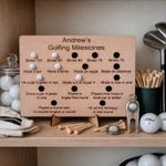 Golfing Milestone Stand Personalised Golfer Gift Birthday Christmas Retirement