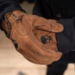 BOBHEAD Musket Brown Leather Gloves – Level 1 Armoured Rider Gloves