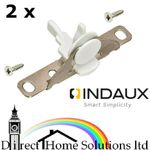 2 x Genuine INDAUX Supra,Hafele, Front Fixing Drawer Bracket, Incl Fixing Screws
