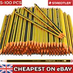 Staedtler Noris 1-100 HB Pencils Office School Craft Art Drawing Break-Resistant