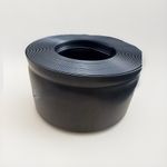 Black Flexible PVC Sit On Skirting,100mm X 20mm - 50m 2x25m Coil
