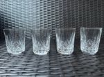 Set 4 Waterford Lismore 5 Oz Flat Tumblers Old Fashioned Glasses Mint