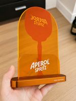 Aperol Spritz Branded Menu Holder Display Stand