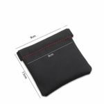 Portable PU leather earphone case storage bag headset headphone carrying pouch