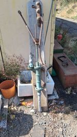 antique hand water pump complete working for restoration or display 