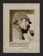 Basil Rathbone- - Autographed Signed & Framed Photo PP