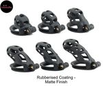V6 Cage 3D Nylon Resin Male Chastity Device Double-Arc Cuff Rings UK STOCK