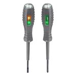 2PCS ELECTRICAL MAINS VOLTAGE TESTER ELECTRICIANS INSULATED SCREWDRIVER