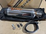 TORO MiniHex Stainless Steel Exhaust Silencer Carbon End Cap T1-HXM-S-0504 45mm