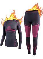 NOOYME Thermal Base Layer Women, Ski Base Layers Women, Ladies Thermal XL
