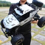 1:12 4WD RC Cars 9KM/H Speed Big Wheel Car Monster Truck Boy Toys + Two Battery