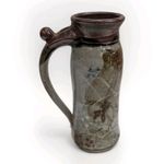 Vintage Glazed Ceramic Pitcher Signed