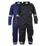 Work Wear Men's Overalls Boiler Suit Coveralls Mechanics Boilersuit Protective