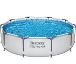 Bestway 10ft Steel Pro Max Pool Bundle - With Intex 2Kw Heater & Upgraded Pump