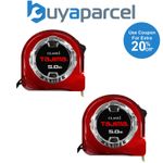 Tajima x2 5m Hi Lock Class 1 Pocket Tape Measure 25mm TAH1550MW