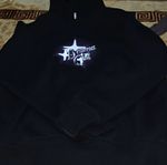 Drama Call Men’s Black Graphic Logo Fleece Cotton Pullover Hoodie Pockets M