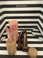 Rhode Duo Pocket Blush Toasted Teddy Matching Peptide Lip Tint Espresso New