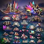 Pirate Hats - Accessories – Sci-Fi Wargaming Figure – Unpainted Tabletop Mini