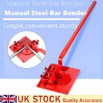 Heavy-duty Manual Rebar Bender 1-20mm Bending Tool Portable Steel Bar Bender New