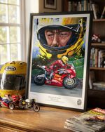 JOEY DUNLOP A3 limited edition art print by Greg Tillett MotoGP TT 42x30cm