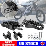 Foot Pegs Footrest Pedal For Sur-ron Light Bee X / LBX For Segway X160 X260 UK