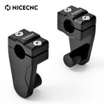 NICECNC Handlebar Risers Mount Clamp For Yamaha Raptor 700 700R 2013-2026 PAIR