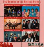 The Beatles Rolling Stones 2022 MNH stamp sheetlet