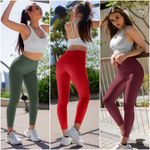 Womens Fleece Lined Plain Legging High Waist tummy Control Ladies Thick Winter