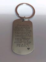 Rush Band Closer To The Heart Lyrics stainless steel Keyring