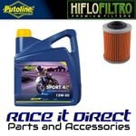 Oil & Filter Kit for Aprilia RSV 1000 Mille 1999-2004 Putoline & Hiflo