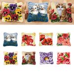 Latch Hook Kits Pillow  Cushion Cover Making Kit 17x17