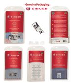 Genuine Packaged Singer Foot Sewing Feet + Bobbins Branded Packing - UK Stock