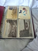 Ring Binder Postcard Album 1900-1924 Mixed Views, Greetings, Humour, Travel