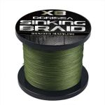 8 Strands Sinking Braid PE 8+1 Power Army Green Braided Fishing Line 100m-1000m