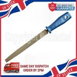 8" LONG 2ND SECOND CUT ENGINEERS FLAT FILE TOOL FOR FILING METAL CROSS CUT