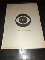 CBS Television Rare Original 1978 Network Promo Poster Ad Framed