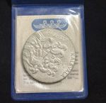 1985 Finland 50 Markkaa  National Epic - Silver UNC in folder